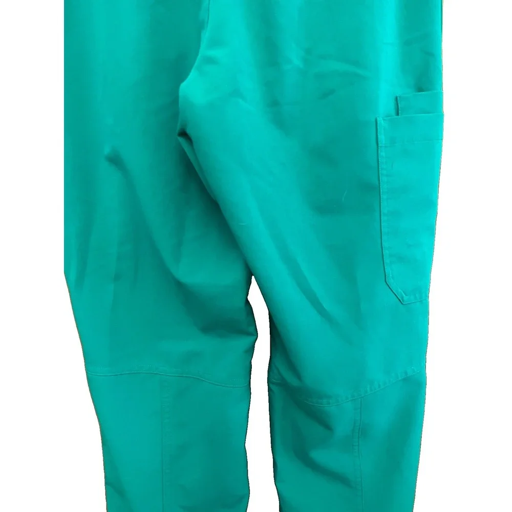 FIGS Technical Collection Womens Scrub Pants Green Sz Med/Tall